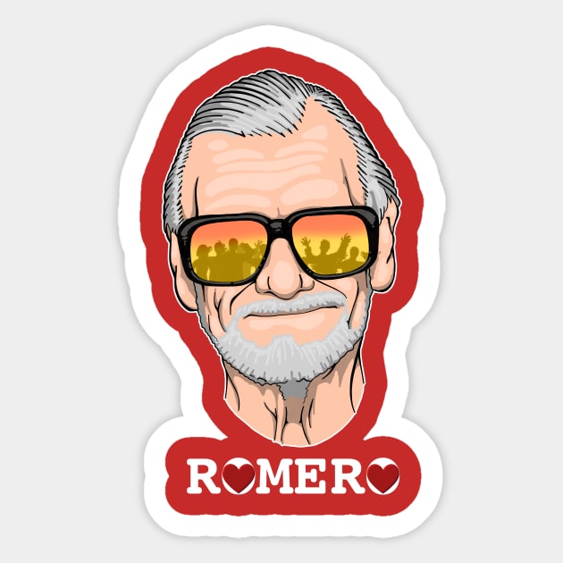 Romero Sticker by yayzus